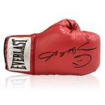 Sugar Ray Leonard Signed Red Boxing Glove