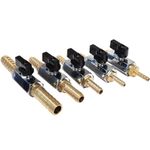 CLASSIC MOTORCYCLE IN-LINE FUEL/OIL SHUT-OFF TAP – 5MM TO 12MM HOSETAILS