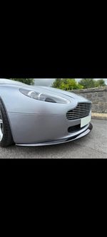 Front Splitter Gloss Black for Aston Martin V8 Vantage pre face Read Description