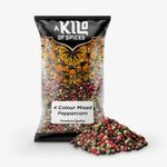 4 Mixed Whole Dried Peppercorn Black, White, Pink, Green 500g 10kg