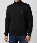 BOSS Men’s Zip High Neck Cotton Fleece Sweatshirt Jumper Pullover FREE DELIVERY