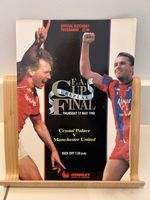 FA Cup Final Replay Programme Crystal Palace v Man Utd 17 May 1990