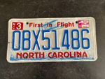 Very Rare OBX USA Vintage Licence plate NORTH CAROLINA made in Outer banks
