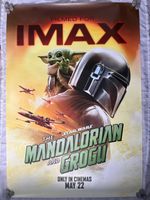 MANDALORIAN & GROGU IMAX – LARGE FORMAT DISPLAY POSTER – STAR WARS – RARE