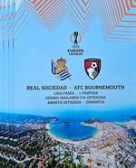 2026 REAL SOCIEDAD v BOURNEMOUTH  EUROPA LEAGUE PHASE PROGRAMME FROM GROUND