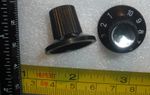 Numbered black push on pedal knob fender type 6mm skirted 1-10 amp amplifier