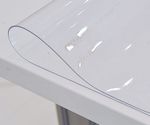 PVC Table Protector/Cover Transparent 2mm Thickness Soft Plastic Table Cloth