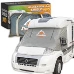 Motorhome Thermal Windscreen Screen Cover Wrap Black Out Blinds For Fiat Ducato