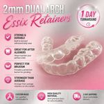 2mm Custom Fit Dental Essix Retainers Upper & Lower 1 day turnaround, No kit 