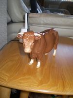 Beswick BCC Special Limousin Bull Model No 2463B Brown & White Gloss