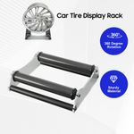 Car Wheel Rim Holder Rotating Car Wheel Display Stand for Automobile Display