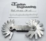 Moore & Wright Metric Thread Pitch Gauge, No.809. 0.35mm - 6.0mm.