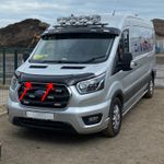 FOR FORD TRANSIT MK8 2014-2020 BONNET PROTECTOR WIND STONE DEFLECTOR BRA GUARD