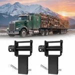 Stake Pocket Winch 16200lb Steel Flatbed Black C-Channel 5in 4 Holes Sliding