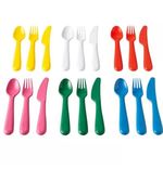 IKEA Kalas Childrens Toddler Baby Party Plastic Cutlery Set  18pcs In Pack New