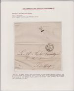 MEXICO - S NEGRO Jan. 21, 1867 SAN LUIS POTOSI to SAN DIEGO comments Very Scarce