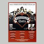 Pussycat Dolls 2009 Tour Flyer Concert Hip Hop Pop Band Rap Music Memorabilia