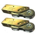 Pair of 32-42mm Schlegel Aluminium Tandem Sliding UPVC Patio Door Roller Wheels
