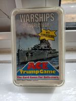 WW1 Warships Top Trumps. Ace condition features Hms Iron Duke & Scharnhorst..