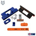 ERA Tubular Latch Faceplate Jig Router Template Kit for 35/40/44 Door and Frame