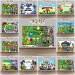 Plants vs Zombies Birthday Party Photography Backdrop Background Banner Decors