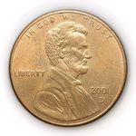 USA One Cent 2001 Coin Z901