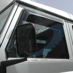 Land Rover Defender 90 1983-2016 Front Pair of Stick-On Wind Deflectors