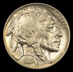 1929 5C Buffalo Nickel- Original Surface Nice  Luster - SMH 2121