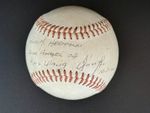 RARE FIDEL CASTRO & LUIS ULACIA 1996 SIGNED BASEBALL - COA