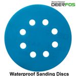 125mm Sanding Discs Wet and Dry Orbital Sandpaper Hook & Loop Pads Grit 40-3000 