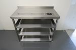 1200mm Stainless Steel Beer/ Glass Shelving Storage Station with glass freshener