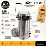 KegLand BrewZilla 35L Gen 4.1 Brewer 2400W WiFi RAPT with Pump