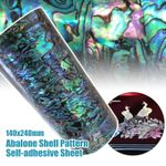 Abalone Shell Sheet Self-adhesive 240x140mm Sticker Flexible Bendable New