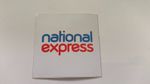National Express Sticker Decal Coach Bus Stop Not Megabus Stagecoach First