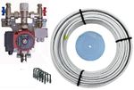 water underfloor heating pumped single zone kit with  A rated pump upt0 20m2