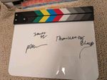 Daniel Day Lewis + Paul Thomas Anderson, inscribed Signed vid PROOF Clapperboard