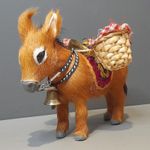 Vintage DONKEY FIGURINE Realistic Kitsch 