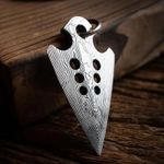 Outdoor Survival Tool Adjustable Arrowhead Harpoon Pendant Necklace