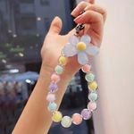Phone Wrist Strap Anti-Lost Lanyard Keychain Short Handheld Chain for Mobile**