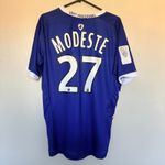 Authentic SC Bastia 2012/13 Home Football Shirt 'Modeste 27' Size Large