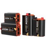 2000W -6000W Peak Pure Sine Wave Power Inverter 12V/24V to 240V Converter Remote