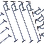 4pc T- Type Brick Profile Clamp Brick DIY Building Clamps 300mm 12"