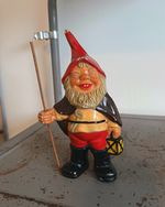 Vintage Garden Gnome House Figurine 