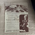 Gerald Ford SIGNED Presidential Museum Groundbreaking Program Michigan 1979
