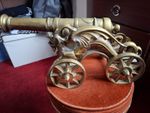 Brass Cannon Ornament Antique/Vintage