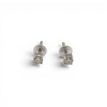 18ct white gold diamond stud earrings  BB1893l