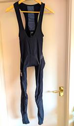dhb Women’s Black Cycling long Bib Tights Size 12 . One Pair 3/4 Length.