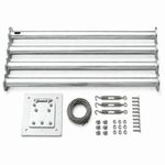 Universal 4m Mast Tower & Accessories for Wind Turbines  40 KG – choose now!
