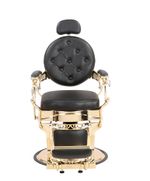 Barber Chair with Gold Frame | Heavy-Duty Hydraulic Salon Hairdresser Chair