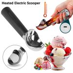 Electric Heated Ice Cream Scoop Stainless Steel Self-Melting Ice Cream Dipper